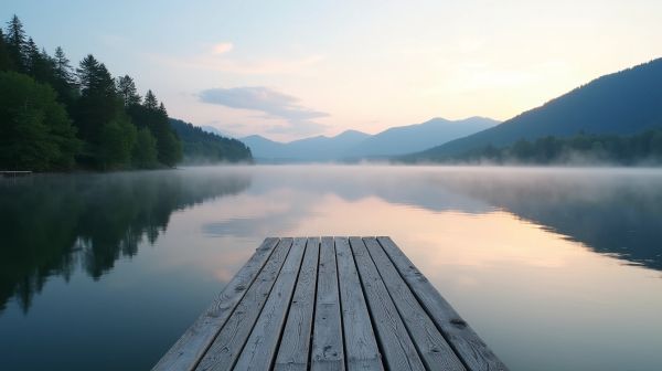 Dormir au bord du plus grand lac naturel de France
