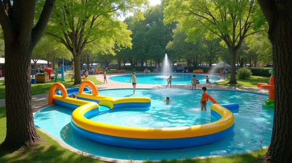 Toboggans et jeux d'eau : bien équiper le parc aquatique de son camping