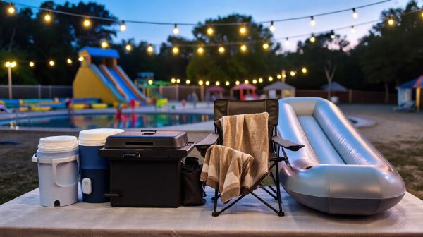 Top équipements essentiels pour un parc aquatique de camping